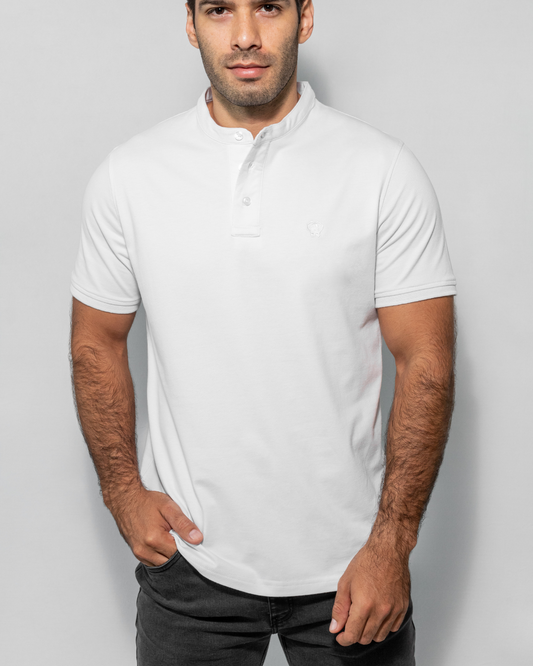 Polo Antimancha Neru Blanca