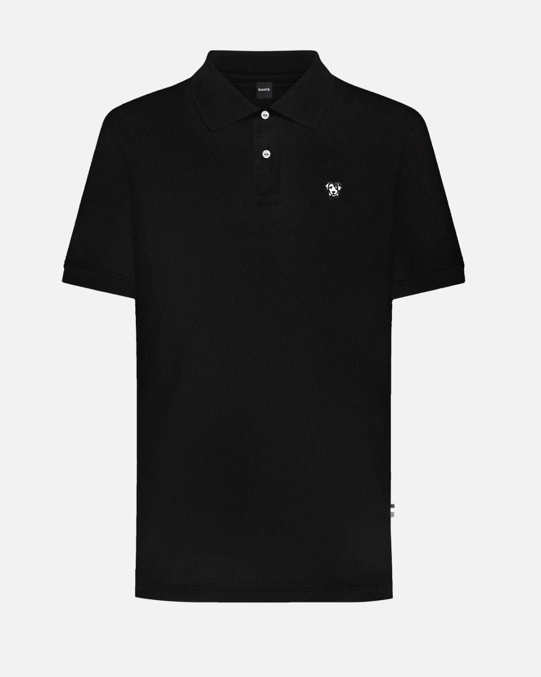 Polo Antimancha Negro Clasica